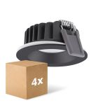 Multipack 4x Ledvance LED  SPOT AIR FIX Aluminium  6W 510lm 36D - 930 Warm White | Cutout 68mm - IP65 - Best Colour Rendering -  Dimmable